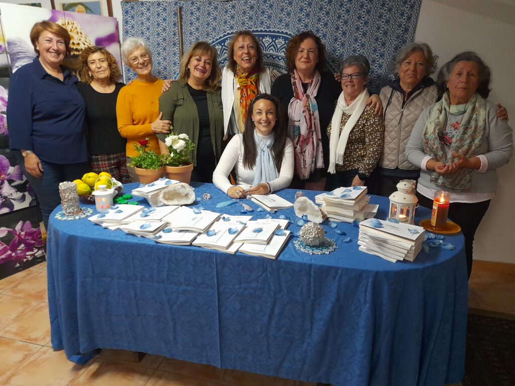 Presentación privada del libro La Dama de la Noche para el grupo de alumnas Zen de Málaga